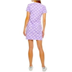 Juicy By Juicy Couture Short Sleeve Checked T-Shirt Dress
